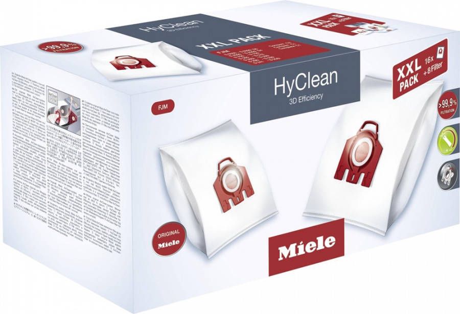 Miele FJM XXL HyClean 3D XXL-Pack HyClean 3D Efficiency FJM stofzuigerzakken online kopen