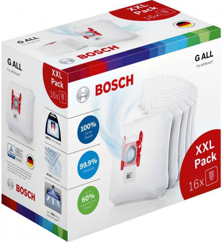 Bosch G ALL stofzuigerzakken voor Bosch, Siemens stofzuigers 17002095, BBZ16GALL online kopen