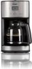 Domo koffiezetapparaat met timer en permanente filter 1, 8 liter, inox online kopen