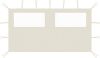 VIDAXL Prieelzijwand met ramen 4x2 m cr&#xE8, mekleurig online kopen