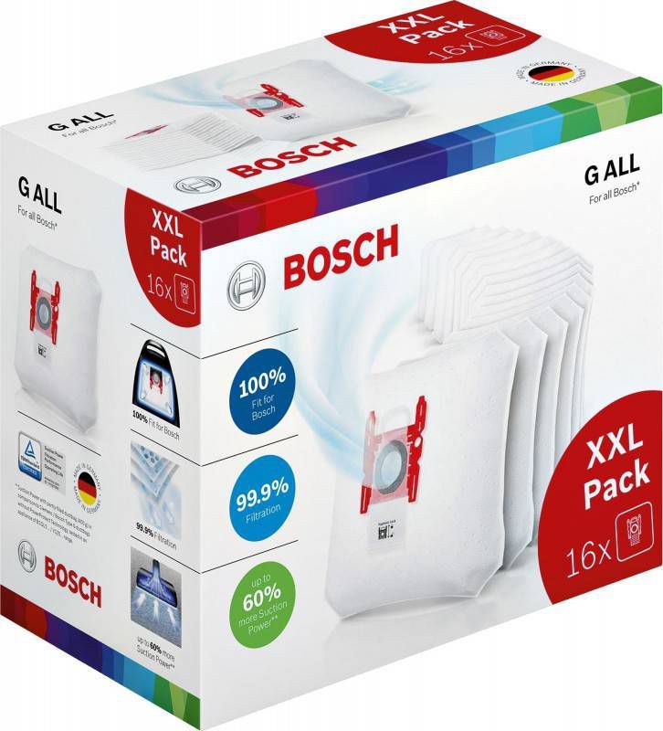 Bosch G ALL stofzuigerzakken voor Bosch, Siemens stofzuigers 17002095, BBZ16GALL online kopen