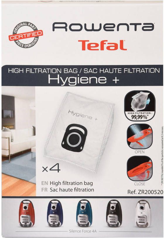 Rowenta HEPA stofzuigerzak High Filtration Hygiene+/ZR200520 Wit online kopen