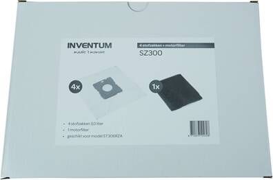 Inventum Stofzuigerzak Fleece 4 stuks + motorfilter SZ300 online kopen