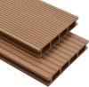 VIDAXL Terrasplanken HKC met accessoires 30 m&#xB2, 4 m teak online kopen