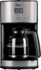 Domo koffiezetapparaat met timer en permanente filter 1, 8 liter, inox online kopen