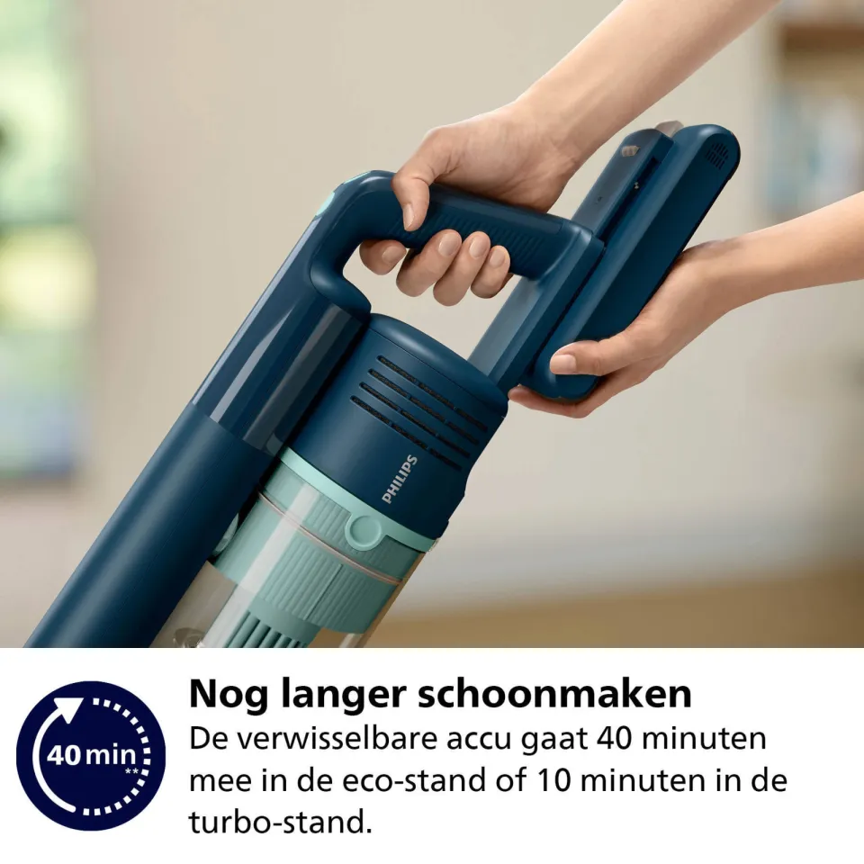 Philips XC3033/01 draadloze steelstofzuiger zwart, foto 7