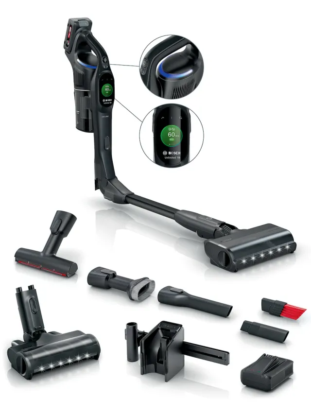 Bosch BXS1041BQC Unlimited 10 steelstofzuiger zwart