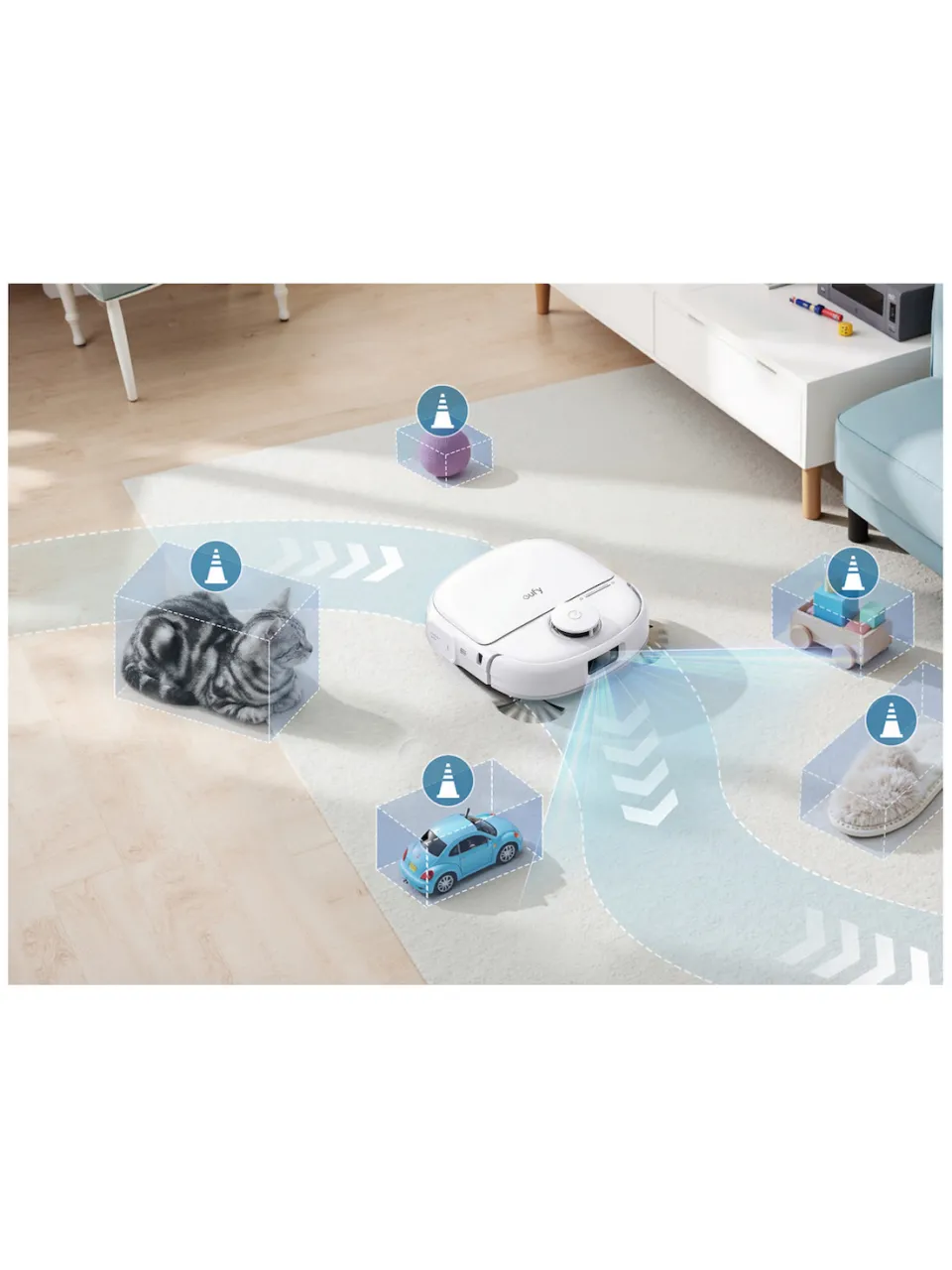 Eufy Omni C28 robotstofzuiger wit, foto 3
