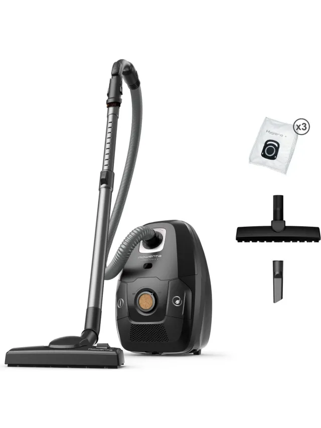 Rowenta Silence Force 8 RO6176 Stofzuiger met zak Zwart