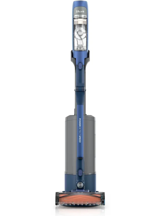 Shark PowerDetect Speed Clean & Empty Pet Pro draadloze stofzuiger - Reverse Clean - tot 60 minuten gebruiksduur - inclusief oplaadstation met automatisch legen en huisdierentool - Ultramarine - IA3241EUT Blauw