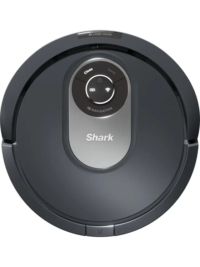Shark AI Laser Robotstofzuiger - Automatisch Laadstation - Krachtig Tegen Huisdierharen - Mobiele App - Zakloos - RV2001EU Zwart