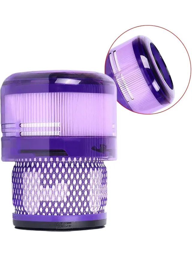Promessa-Solutions Stofzuigerfilter compatibel met Dyson Omni-glide+ | Omni-glide, SV19 stofzuiger - HEPA-filter paars - Promessa-Solutions