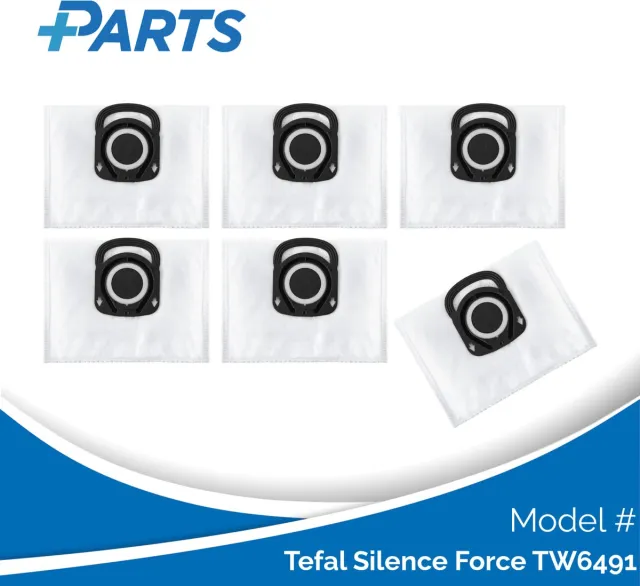 Plus.Parts Tefal Silence Force TW6491 Stofzakken (6 Stuks, Plus.Parts® alternatief voor ZR200540) Overig