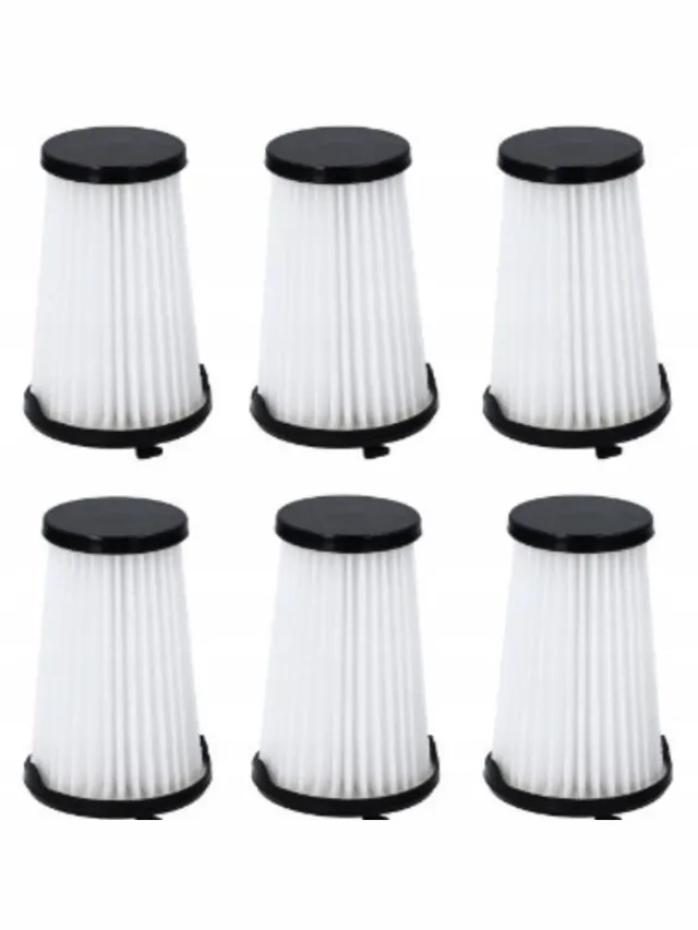 Inf Vervangende filters Geschikt voor Electrolux stofzuigers, 6-pack Wit