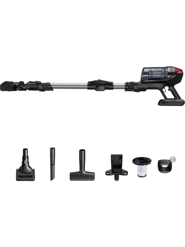 Rowenta X-Force Flex 12.60 RH98A7 - Steelstofzuiger - Draadloos - Krachtig 150 Airwatt Rood