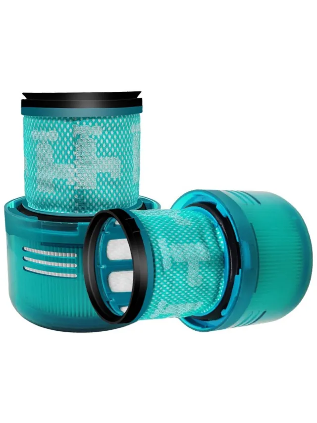 Inf HEPA-filter 2-pack Geschik voor Dyson V11/V14/V15 groen