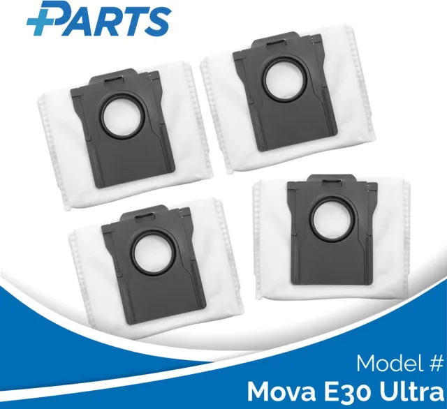 Plus.Parts Mova E30 Ultra Stofzakken (4 Stuks, Plus.Parts® alternatief voor RDB8) Overig