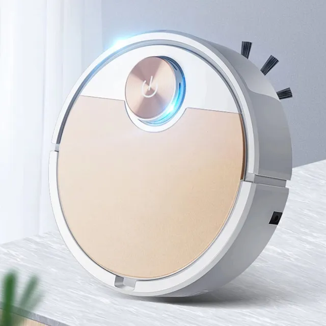 SkyNext Robotstofzuiger met Dweilfunctie Smart - Goud goud wit