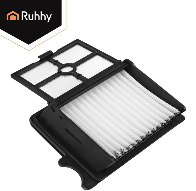 Ruhhy Borstelrol met HEPA H9 filter voor Lixo 24860 stofzuiger, wasbaar en passend voor frisse lucht