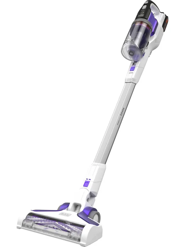 Black & Decker BLACK+DECKER 18V 2.5Ah 4IN1 PET Steelstofzuiger (Kruimeldief, steelstofzuiger, extensiebuis, trappen) POWERSERIES EXTREME 18V - BHFEV1825CP-QW Wit