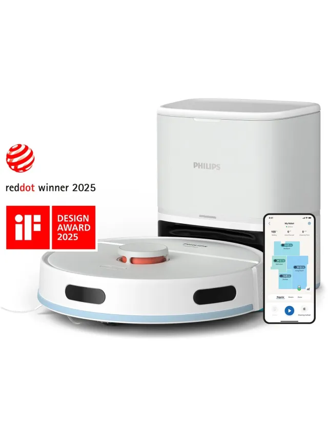 Philips XU2100/25 - Robotstofzuiger Grijs