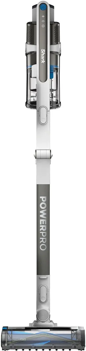 Shark PowerPRO Pet draadloze steelstofzuiger met FURFINS dierenharenborstel - IZ380EUT Metallic