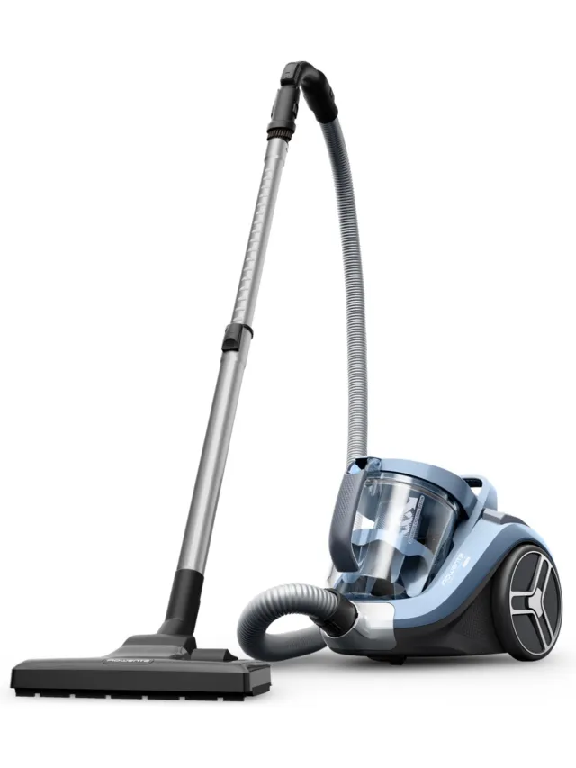 Rowenta Compact Power XXL RO4B11 - Stofzuiger - Zonder Zak - Compact - Krachtige Zuigkracht - Eenvoudig in Gebruik Zwart