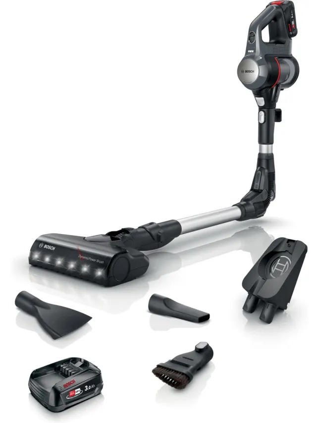 Bosch Unlimited 7 BBS712A - Steelstofzuiger - Antraciet Antraciet met extra accu