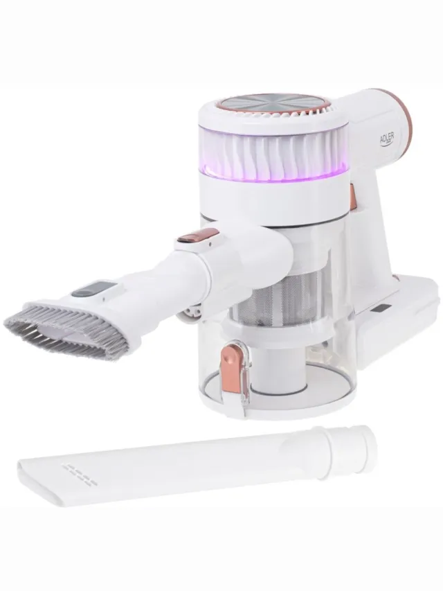 Adler AD 7079 - Steelstofzuiger - 25.000 Pa Zuigkracht - LED Touch Display - Multi-Cyclone Filtratiesysteem