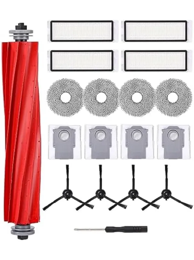 PromoHome Robotstofzuiger Accessoireset - Complete Onderhoudspakket met 18 Delen Blauw