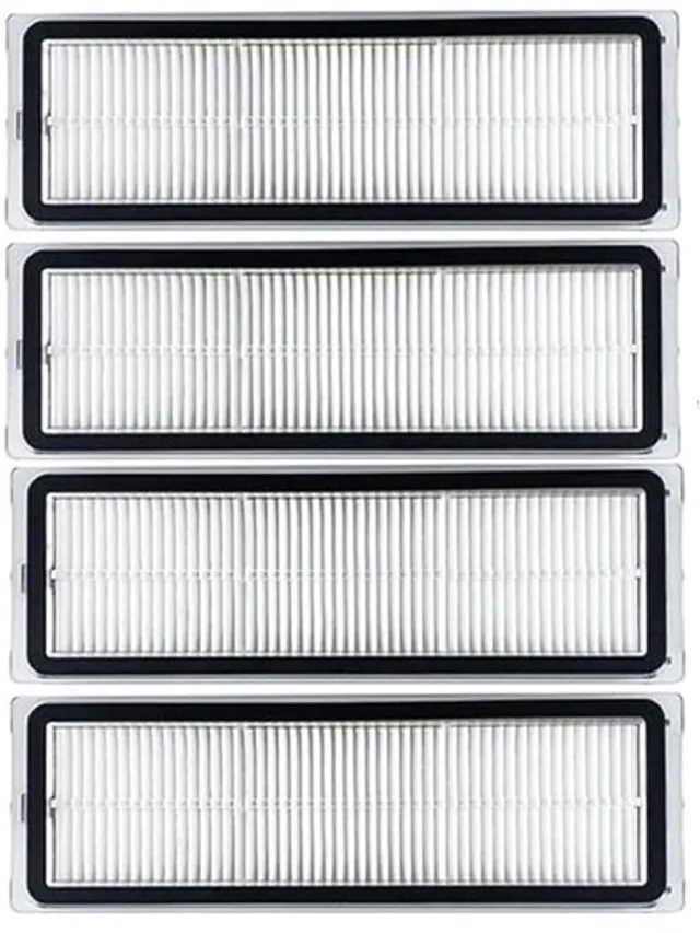 Geschikt voor Dreametech (Merkloos) 4 Stks Accessoires Kit gescht voor Dreame L10 Ultra L10s Ultra, 4 HEPA Filters Wit