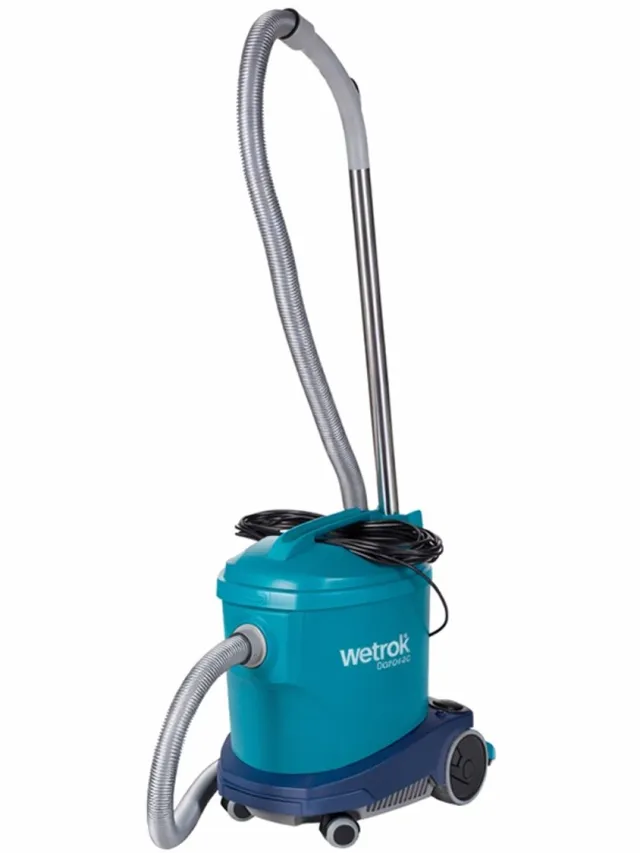 Wetrok Durovac 11, COMPLEET PAKKET, Krachtige Zuigkracht, Professionele Stofzuiger – 900W – Zeer Stil – 12 m Kabel – Industriële Stofzuiger Blauw Groen