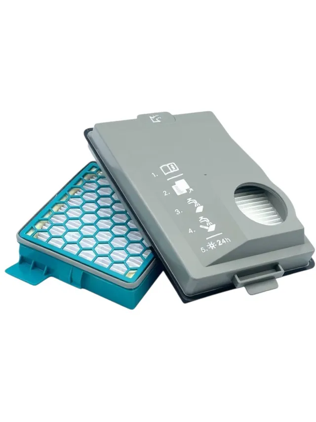 Fixem Filterset Geschikt voor Miele Boost CX1 – Vervangt SF-HY 60 & CX-FSF – Hepa Filter voor Optimale Filtratie – Stofzuiger Filter tegen Fijnstof & Allergieën – Compatibel met Boost CX1 Allergy, Cat & Dog, Parquet, PowerLine grijs