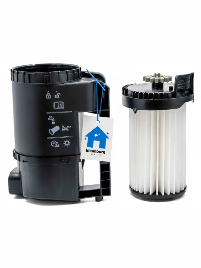 Kleanburg Filter geschikt voor Miele Blizzard CX1 - Filter met Houder Zwart