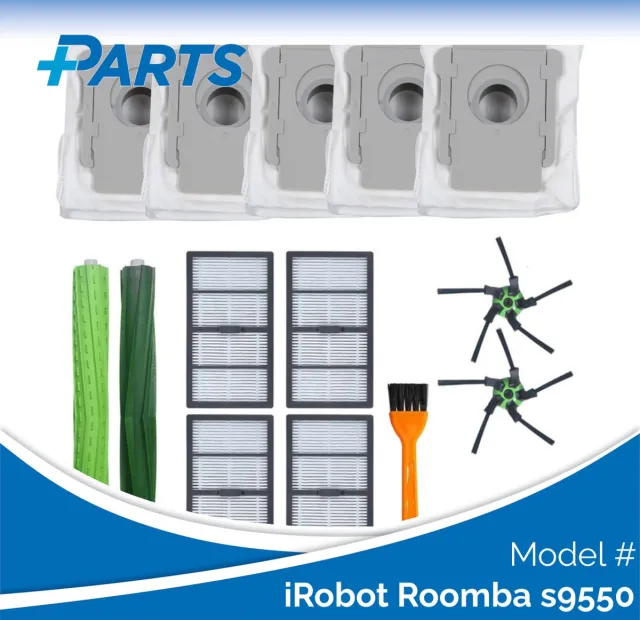 Plus.Parts iRobot Roomba s9550 Onderhoudsset (Plus.Parts® alternatief voor 4655986 / 4646124) Overig