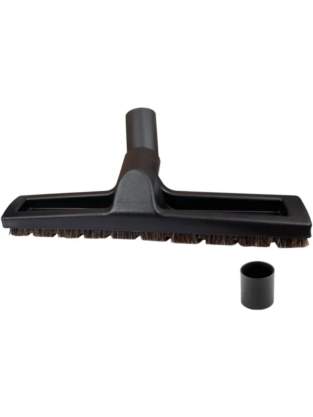 Multaparts Parket zuigmond 35 mm -incl. 32 mm reduceer ring| Lichtgewicht model met natuurhaar | Geschikt voor o.a. AEG, Bosch, Electrolux, Nilfisk, Miele, Philips, Numatic, Siemens en andere merken | Multaparts® huismerk