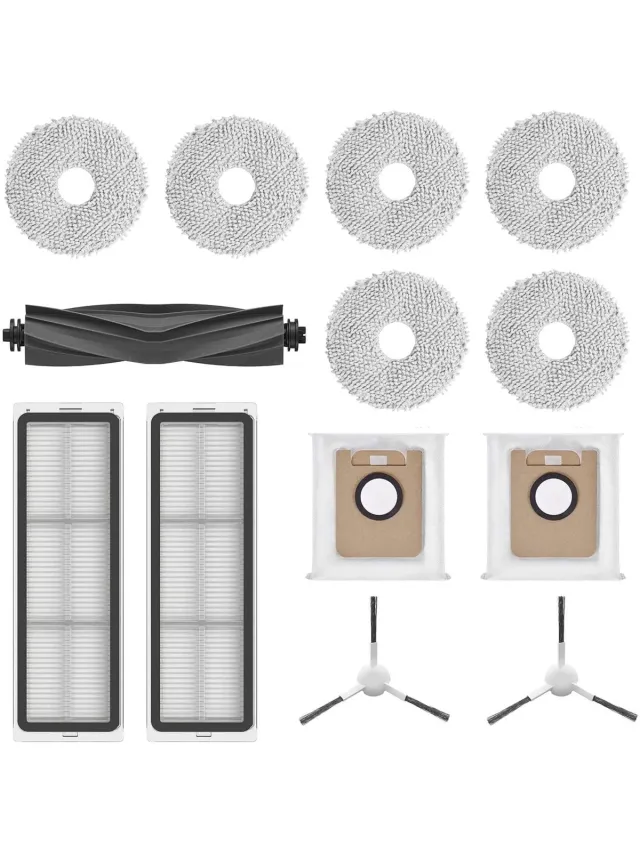 Inf Accessoires 13 onderdelen voor Dreame L10s / L10 Ultra wit