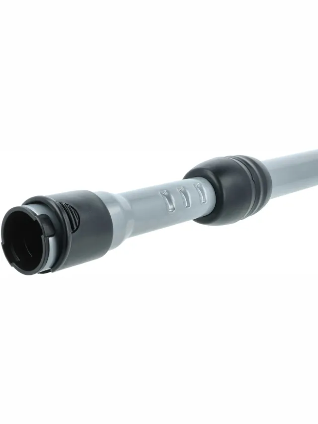 VHBW stofzuigerbuis, compatibel met Siemens VSZ4GP12CH/01, VSZ4GP1269/01, VSZ4GP12CH stofzuigers – 35 mm aansluiting, 61 - 99 cm, zwart-zilver