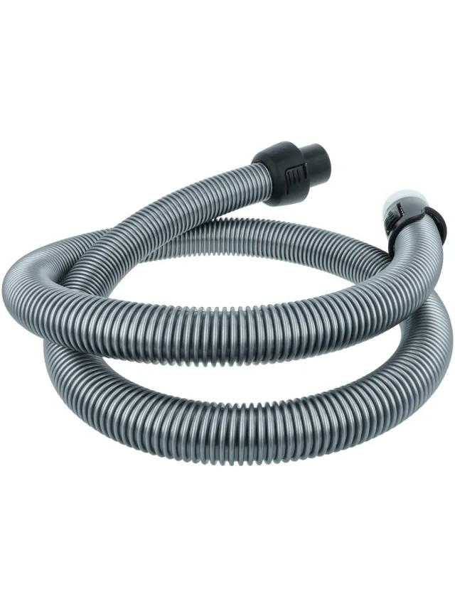 VHBW vervangingsslang compatibel met AEG Electrolux ATI7656 900083739, ATI7657 900083766, ATI7650 900083737, ATI7655 900083738 stofzuigers - 1,8 m zilver