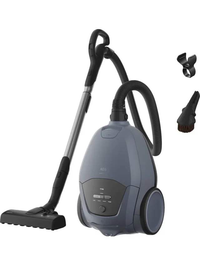 AEG AB71U1LDB 3,5 l Trommelstofzuiger Droog 600 W Stofzak Blauw