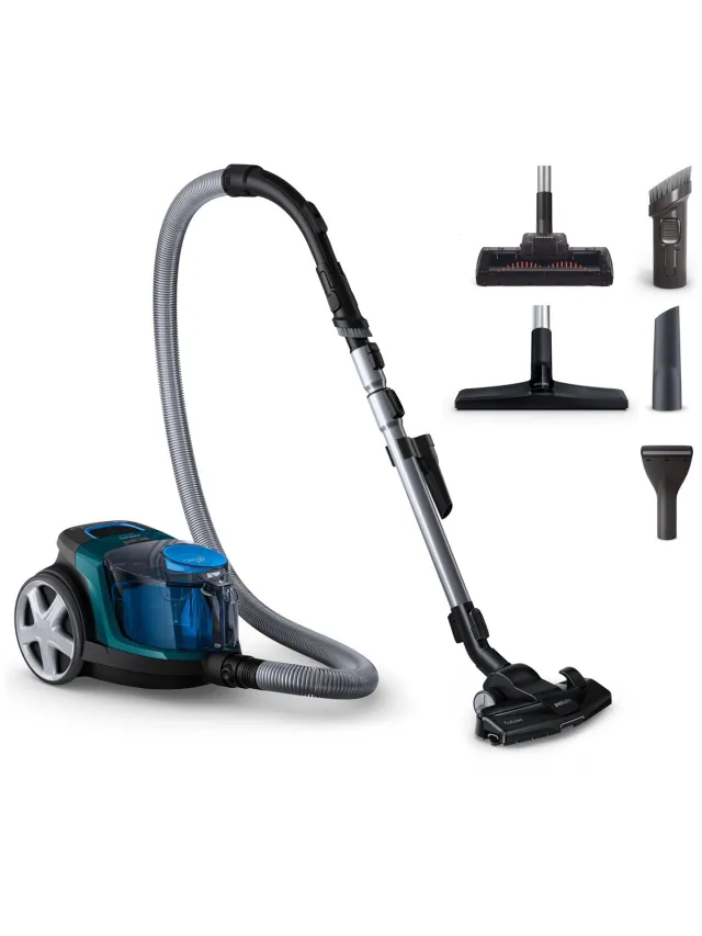 Philips PowerPro Compact Serie - Stofzuiger - Cyclonische Technologie - 900 W - HEPA 13 groen