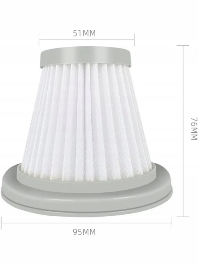 AreoSe HEPA-filter voor Deerma DX118c DX128C - 4 stuks