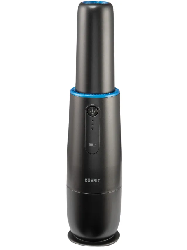 Koenic Kvr 7222 - Kruimelzuiger Accuduur 12 Min Zwart