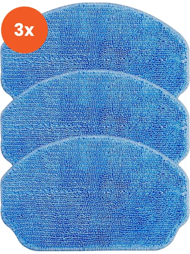 Skoov Ecopulse onderdelen - 3x mob - Robotstofzuiger - Skoov Blauw