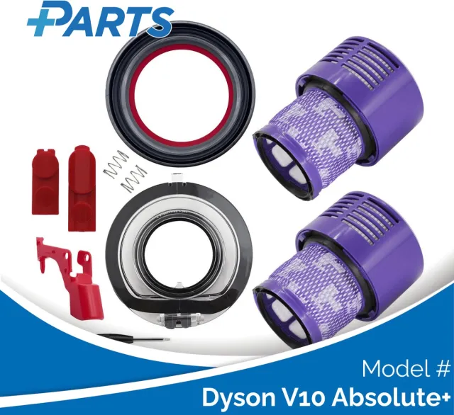 Plus.Parts Dyson V10 Absolute+ Onderhoudsset (Plus.Parts® alternatief voor 969082-01) Overig