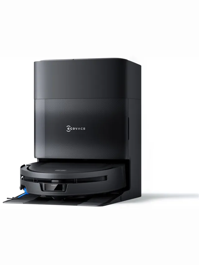 Ecovacs DEEBOT T90 MAX PRO OMNI Robotstofzuiger met Dweilfunctie - Dweilrol - 40.000 Pa - 100 °C Zwart / Donkergrijs