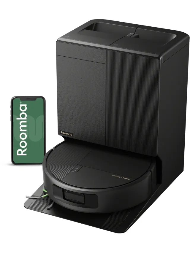 Irobot Roomba Combo Max 675 Robotic Vacuum Cleaner Black Zwart