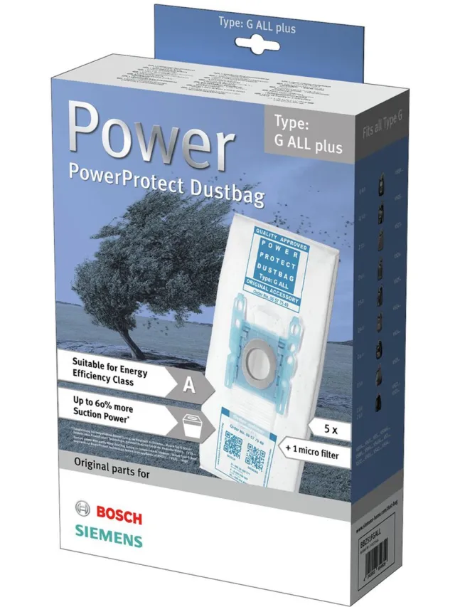 Bosch / Siemens Stofzuigerzakken BBZ51FGALL VZ51GALL - 4 stuks
