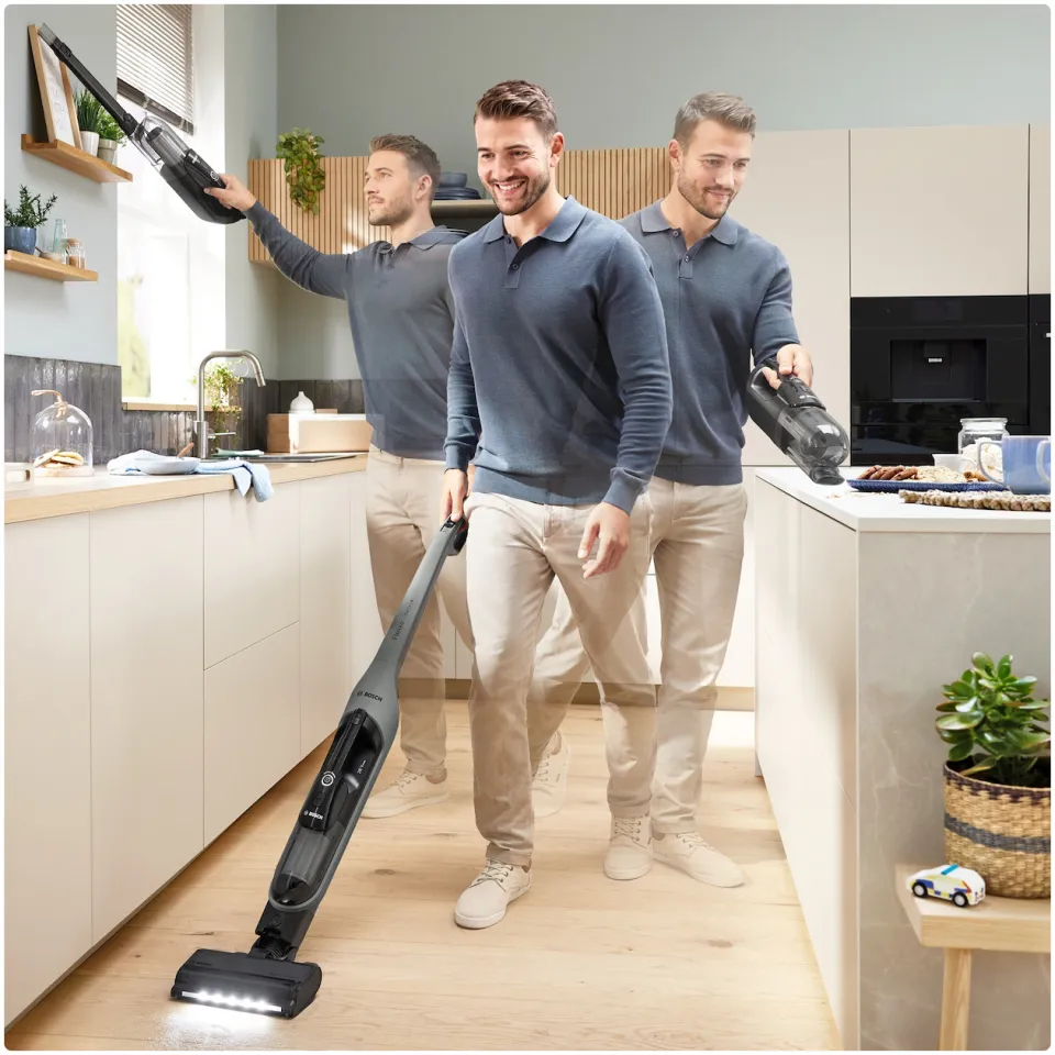 Bosch BHH4GN28 steelstofzuiger grijs, foto 3