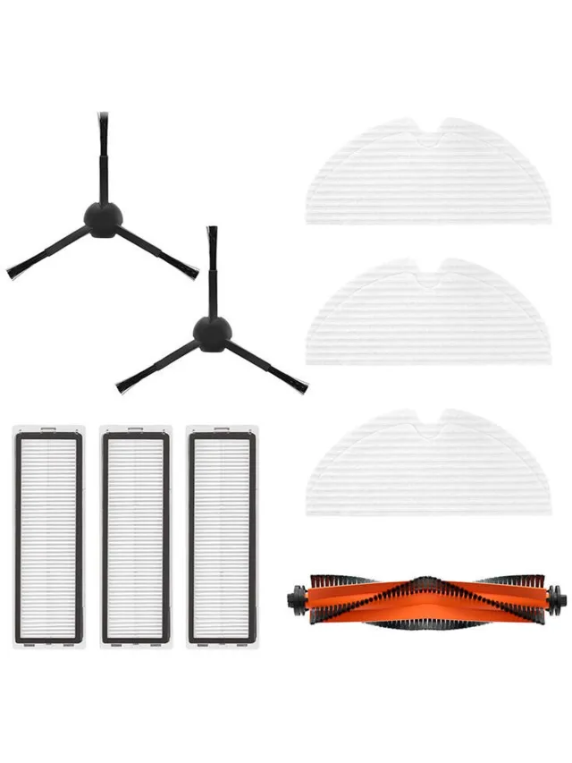 Dreame Accessoires Set Voor F9 Pro Reinigingsrobot Hoge Efficientie Transparent